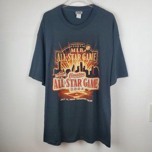 MLB Baseball Houston All Star game 2004 graphic t Vintage 2XL